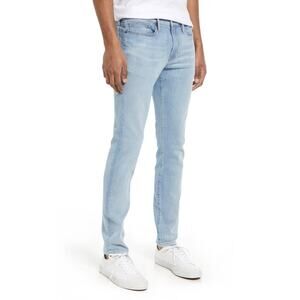 Frame Men’s Size 33 L’Homme Skinny Light Wash Denim Blue Jeans Faded Casual